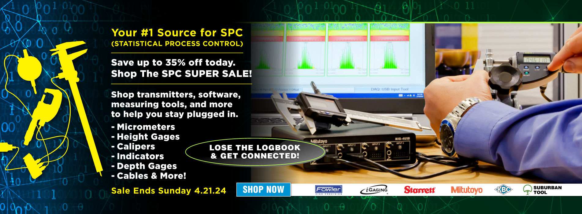 Discover Accuracy with Our SPC Micrometers, Calipers, and More! Master Your Measurements: Save up to 35%!