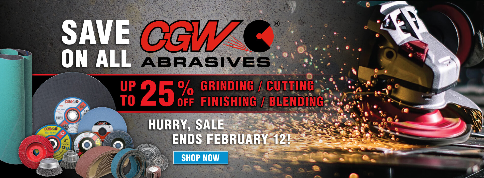  CGW Abrasives Sale! Save on everything CGW! 