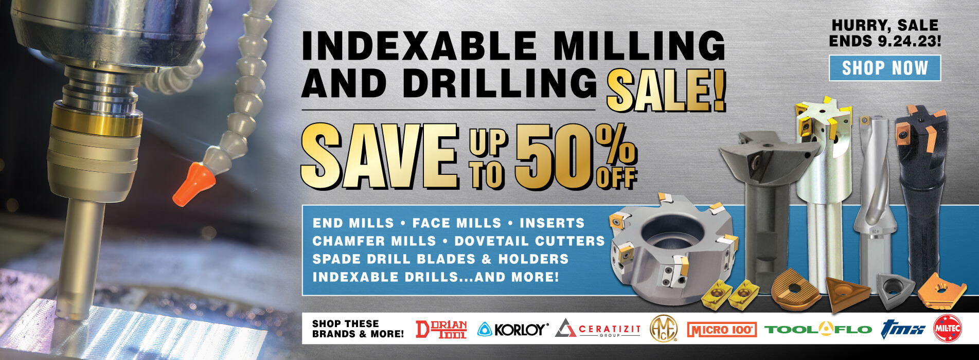 This Sale is Abrasive on Metal, Kind on Your Budget!
