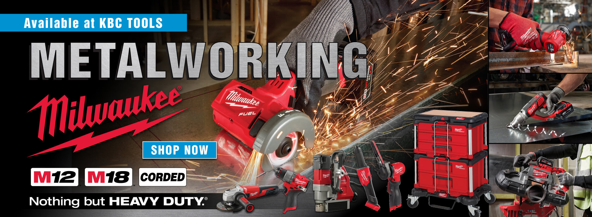 Milwaukee Metalworking Tools! Nothing but Heavy Duty!