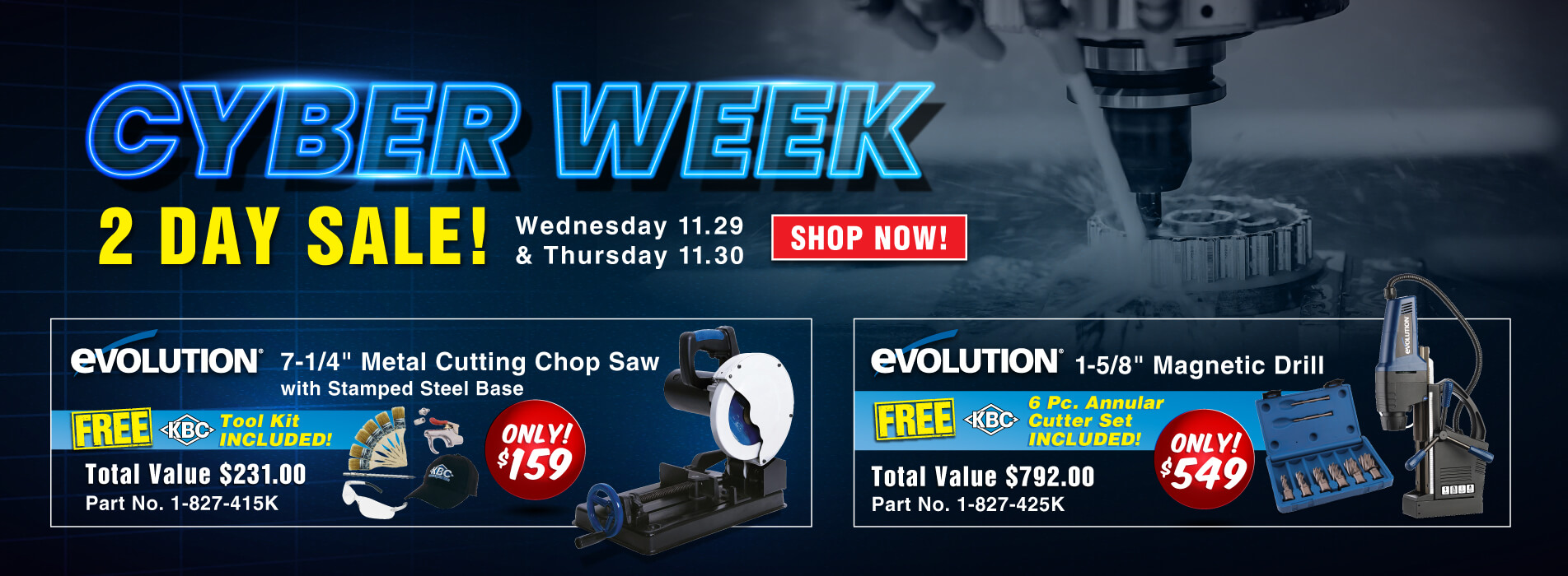 Limited Time: Evolution Power Tools Sale + Free Kit Inside! Two-day sale: Don't miss these amazing Evolution deals!
