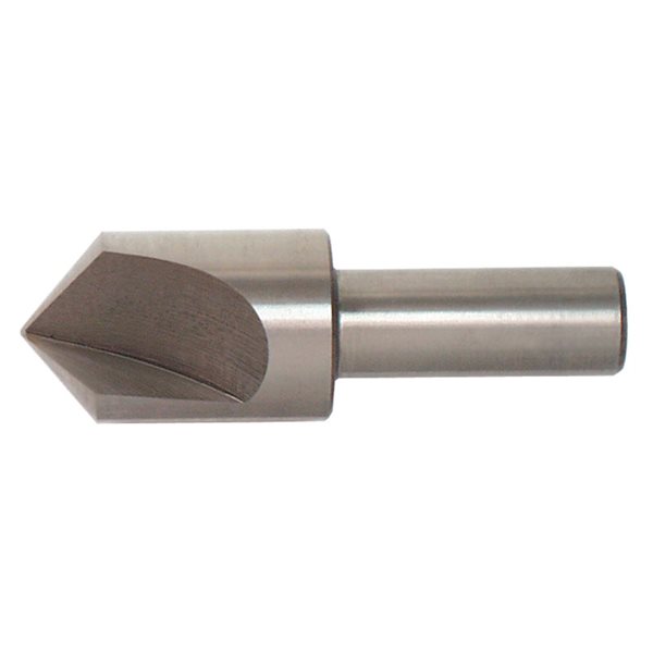 Titanium Nitride Coated 1/4 Size 82 degree Point Morse Cutting Tools 25659 Single Flute Countersink M42 8% Cobalt 