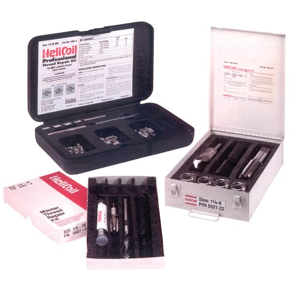 10 Helicoil Thread Repair Kit Drill Tap Insertion tool Select 4-40 to 3/4" 