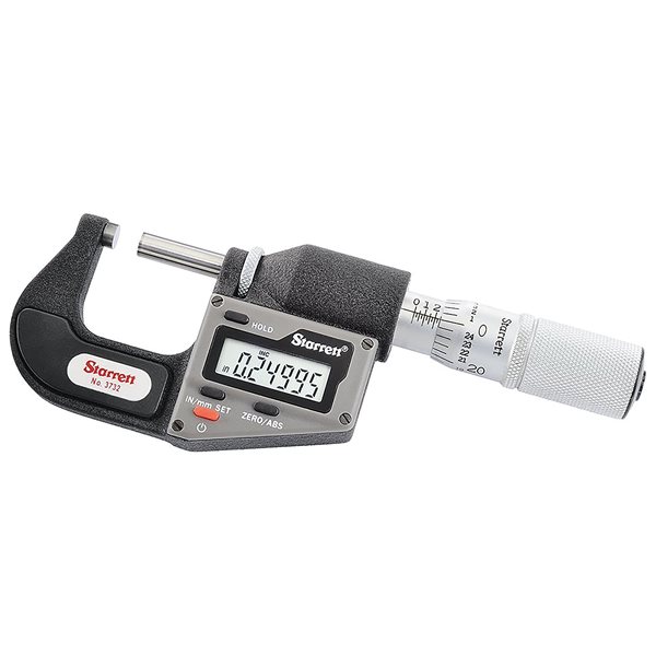 12268 0-1" Electroni Micrometer Starrett for sale online 