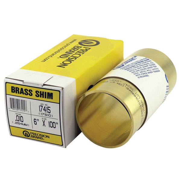 Precision BRAND Brass Shim .002 Guage Size 6 X 100 UPC 17s2 for sale online p1 