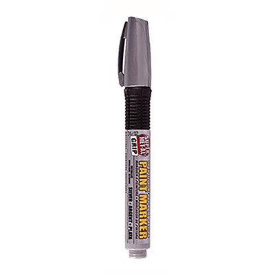 SILVER PUMP PAINT MARKER WITH FIBER TIP