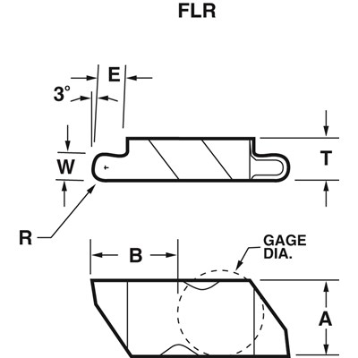 FLR-3094R GP3 TOOL-FLO INSERT
