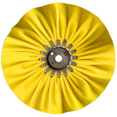 6 IN. FORMAX YELLOW MILL BUFFING WHEEL
