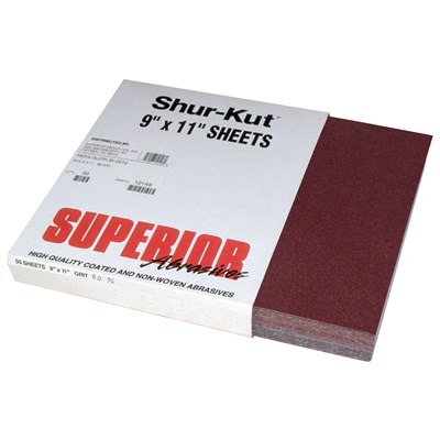 SHUR-KUT 9X11 60G GARNET PAPER SHEET EA