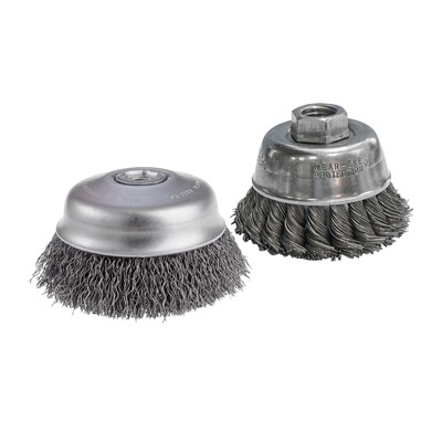 CGW 4IN KNOT WIRE CUP BRUSH 5/8-11H