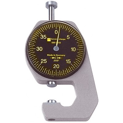 B&S .005IN. DIAL THICKNESS GAGE