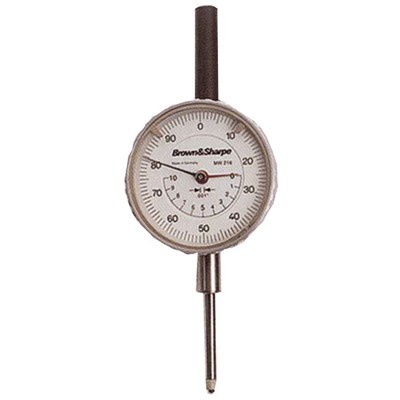 B&S .5IN .001 WHT DIAL,BLK HND INDICATOR