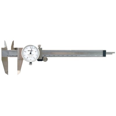 MTI 150MM DIAL CALIPER WITH CARBIDE JAWS