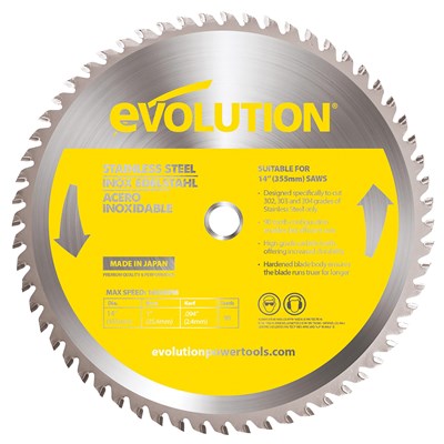 EVOLUTION 14IN STAINLESS 90T SAW BLADE