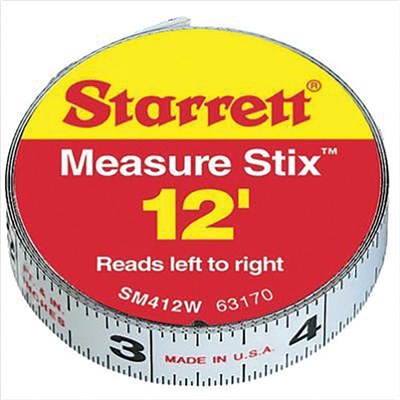 STARRETT SM66W 3/4X6FT ENG MEASURE STIX