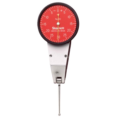 STARRETT .030IN. RED DIAL TEST INDICATOR