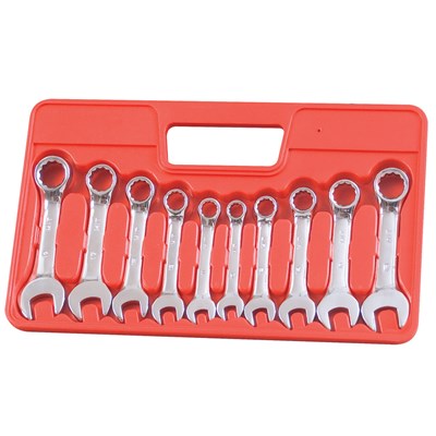 STUBBY 8PC SAE COMBINATION WRENCH SET