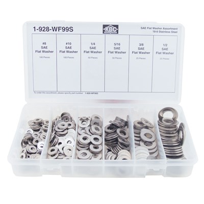 WF99S 18-8 SS SAE WASHER ASSORTMENT