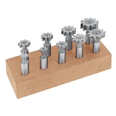 KBC 9PC STAGGERED KEYCUTTER SET