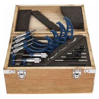 FOWLER 0-6IN OUTSIDE MICROMETER SET