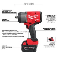M18 FUEL 1/2" HIGH TORQUE IMPACT WRENCH