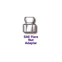 SNAP-LOC 3/8" SAE FLARE NUT ADAPTER (4PK