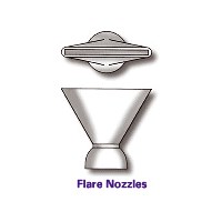 SNAP-LOC 1/2"X2" FLARE NOZZLE (2PK)