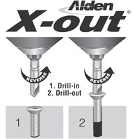 X-OUT NO. 8-10 SCREW REMOVER