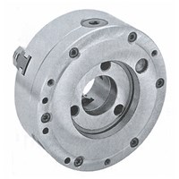 BISON 6IN. A1-5 3-JAW STEEL LATHE CHUCK