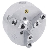 BISON 6IN. A1-5 3-JAW STEEL LATHE CHUCK